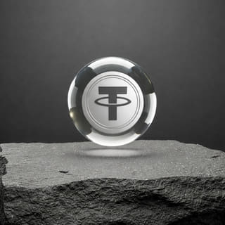 Moneda stabilă Tether USDT alături de mai multe active criptografice expuse